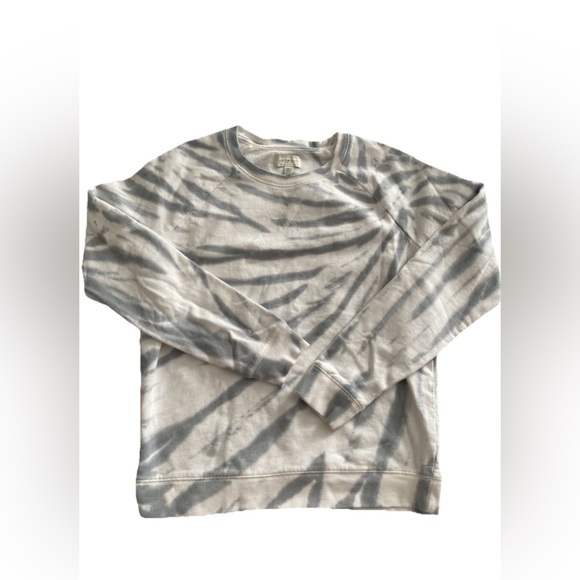 Crewneck Sweater - Gray/White size S - Picture 4 of 6